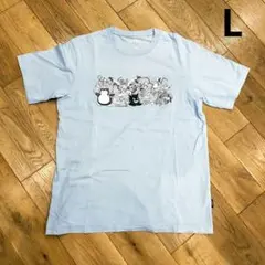 ユニクロ　ポケモン　Tシャツ　XL 水色 ゲンガー　カビゴン　Pokémon