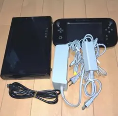 【動作良好】 Wii U ブラック 32GB本体セット