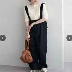 ディスコート　前後2WAYリブメロー5分袖プルオーバー