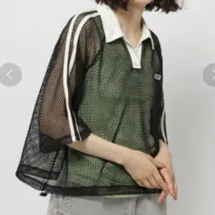 niko and... ニコアンド　メッシュラインスキッパー　スポーティ