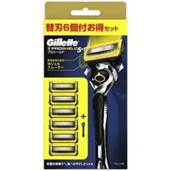 ◇Gillette PROSHIELD 5+1 電動タイプ 替刃6個付セット - メルカリ