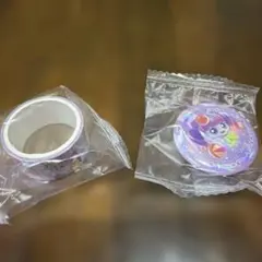 キャッチ！ティニピン くら寿司 オーロラ缶バッジ マスキングテープ