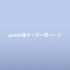 peach様オーダー用ページ