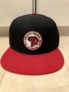 BASS-CIRCLE LOGO-TWO-TONE CAP(BLACK-RED)
