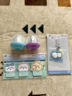 ちいかわグッズ4点セット（ジェムリーズ・1番くじ）
