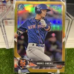 ANDRES GIMENEZ 1stbowmanカード /50 プラチナグラバー