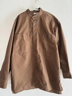 スタンドカラーシャツ l