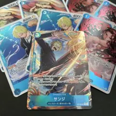 ワンピースカード 神の島の冒険 サンジ OP15-47 レア R パラレル　他