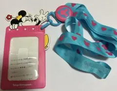 ミニーちゃん　ミニーマウス　ディズニー　チケットホルダー