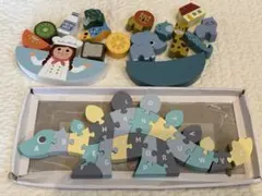 スリーコインズ　バランスボード　パズル　恐竜　キッチン　アニマル