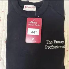 ennoy ROUND NECK PULLOVER (BLACK)