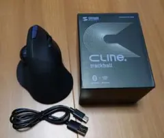 CLINEトラックボールマウス エルゴノミクス 400-MAWBTTB190BK
