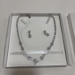 ANNAN WEDDING ネックレス＆【イヤリング/ピアス】セット ブライダル