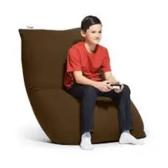 美品 Yogibo Midi ビーズクッション チョコレートブラウン カバー付き