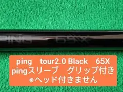 PING tour2.0 Black 65X スリーブ付き