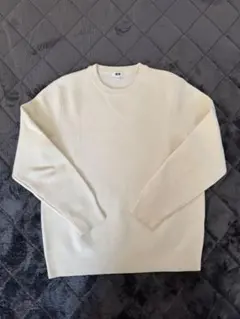 UNIQLO アイボリー ニットセーター Lサイズ