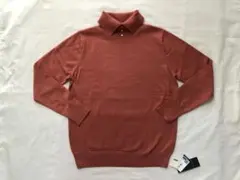 AOKI アオキ レディース ハイネック ニット セーター L オレンジ 新品