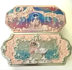 ゴンチャロフ　フラワーノーズ　コラボ　缶　スワン
