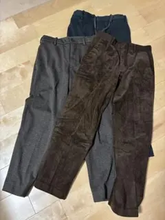 ユニクロ アンクルパンツ3セット XS