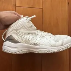 アシックス　ダンクショット　 ホワイト バスケットシューズ　キッズ