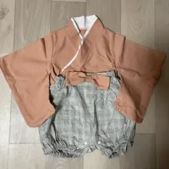 ベビー袴　女の子　袴ロンパース　初節句　お食い初め　お祝い　写真撮影