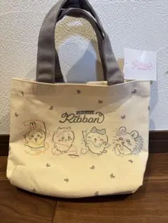 ちいかわ　しまむら　ミニトートバッグ　ライトグレー