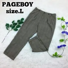 PAGEBOY ページボーイ チェック クロップドパンツのサムネイル