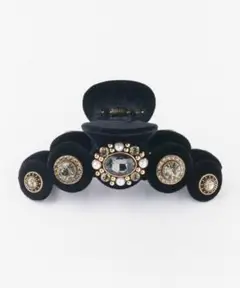 新品 未開封 アンティークパーツ付フロッキーバンスクリップ Grace