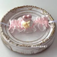 ぬい服 ぬいぐるみヘッドドレス ハートぴんく