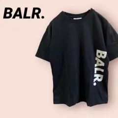 美品BALR. (ボーラー) 半袖Tシャツ　ロゴプリント　黒　クルーネック/Fのサムネイル