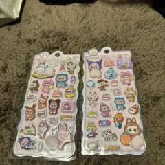 ラブブおしりぷにぷに 立体シール2シールセット