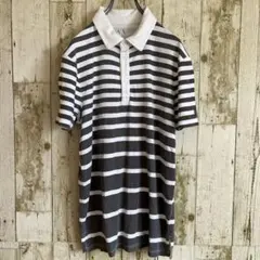 ボーダー ポロシャツ