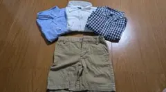 baby GAP ZARA 長袖シャツ ハーフパンツ 100