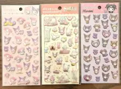 サンリオ　ぷくっとシール　３シートセット
