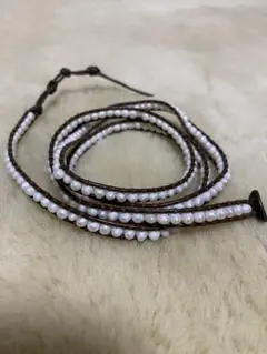 CHAN LUU パール レザー ラップブレスレットのサムネイル