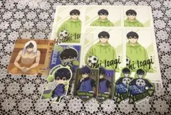 ブルーロック 潔世一 アクスタ コースター 極楽湯 シール アニメイト特典