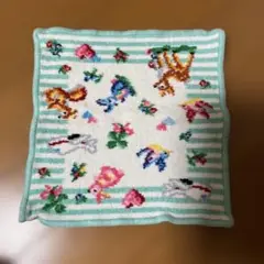 feiler フェイラー　カラフル刺繍 ハンカチ