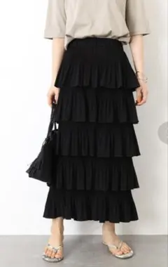 美品 25AW レサージュ ロングプリーツスカート 36 ブラック 2026年最新】journal standard L'essage レディース ロング プリーツ