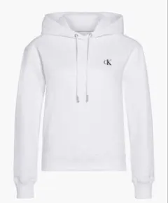 Calvin Klein White Cotton Blend Fleece