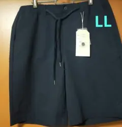 新品タグ付☆LOGOS DAYS☆サッカー素材ハーフパンツ ネイビー LLのサムネイル