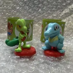 チョコエッグ　ポケモン　旅立ちの3匹　キモリ　ワニノコ　2点セット