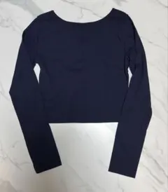 MUSINSA STANDARD ネイビー　トップス