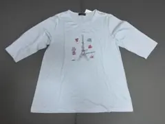 レディース　5分袖Tシャツ