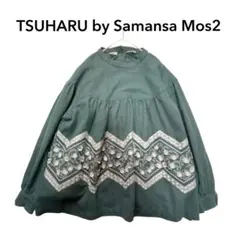 TSUHARU by Samansa Mos2 刺繍プルオーバーブラウス