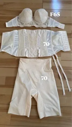 FOUR SIS & CO. 結婚式　ブライダルインナー　　F65 3点セット