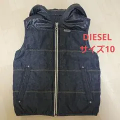 DIESEL キッズリバーシブルダウンベスト サイズ12M - メルカリ