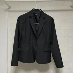 ブラック ストライプ ビジネスジャケット 上下セット セットアップ
