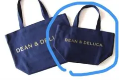 ★DEAN&DELUCA★新品★トートSサイズ★ネイビー×ゴールド