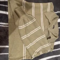 SURFIVE ストライプ 長袖ニットセーター