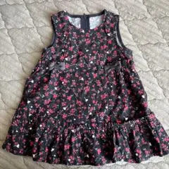 組曲　花柄ノースリーブワンピース 80